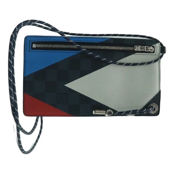 Louis Vuitton Damier Cobalt America's Cup iPhone Pochette ShoulderBag 620-061925 - Picture 1 of 13